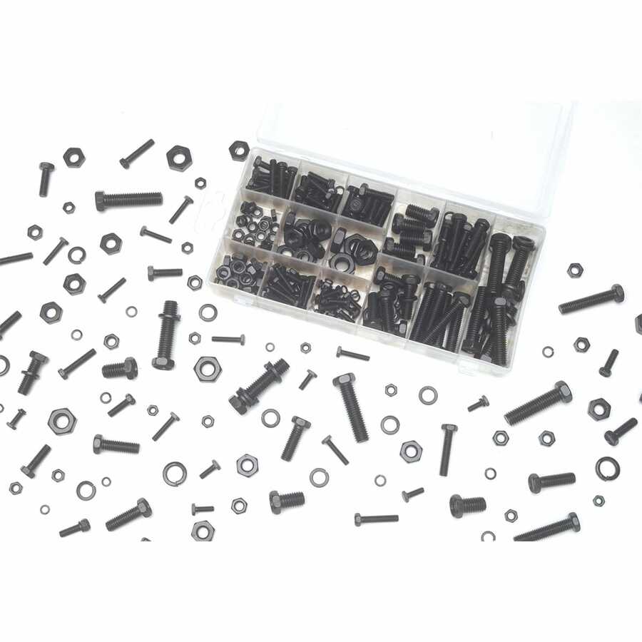 Wilmar W5331 240 Piece Metric Nut and Bolt Hardware Kit WLMW5331