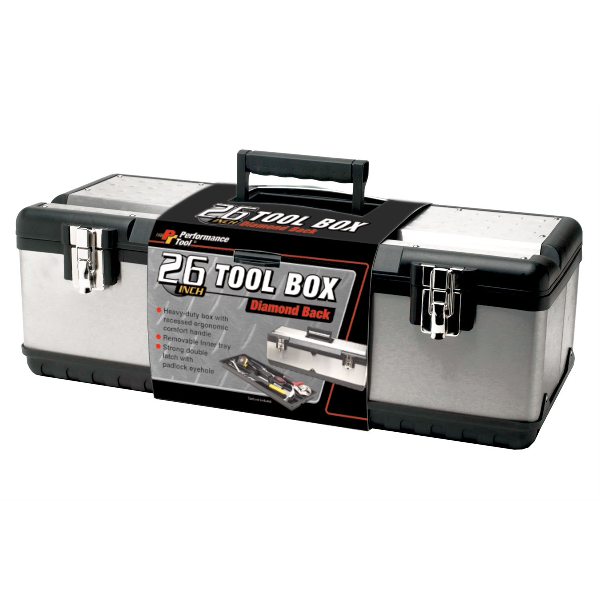 26 in. Steel Tool Box