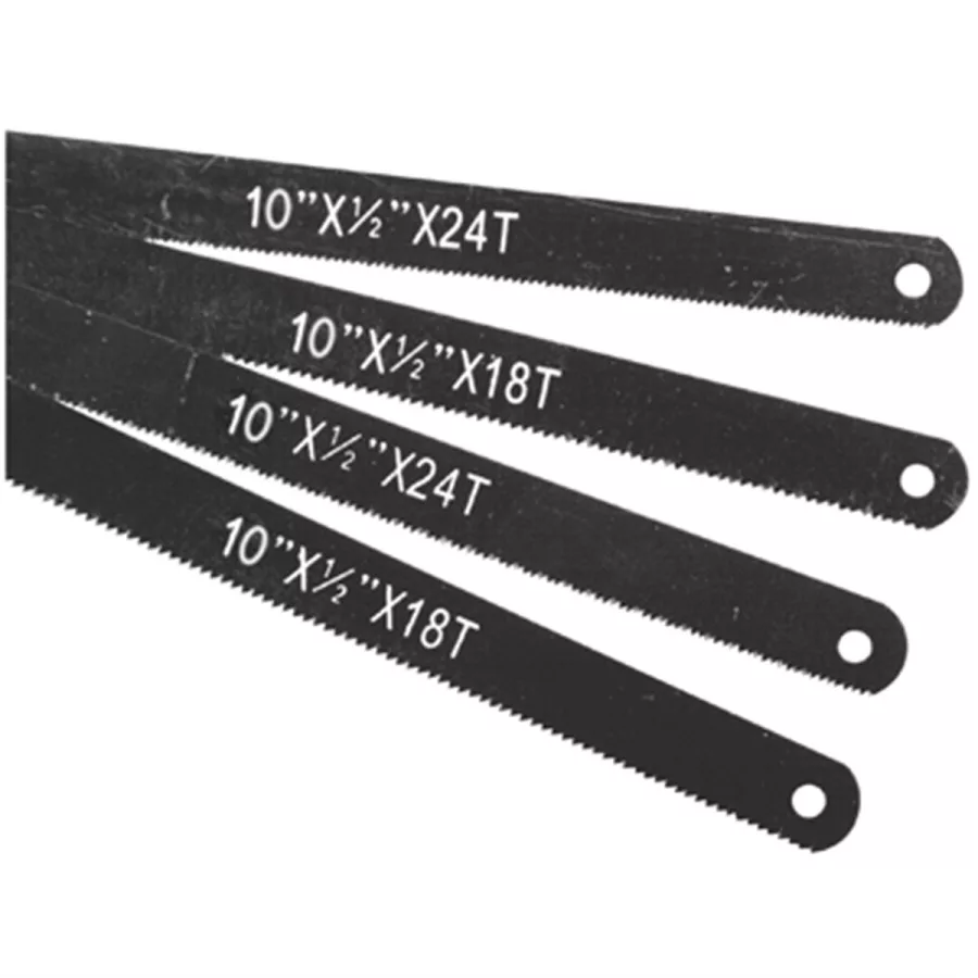4 Pc 10" Hacksaw Blades 4 Pc 10" Hacksaw Blades