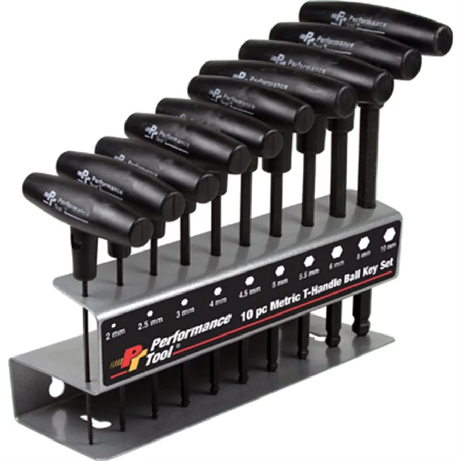 10 pc T-Handle Metric Ball Set 10 pc T-Handle Metric Ball Set