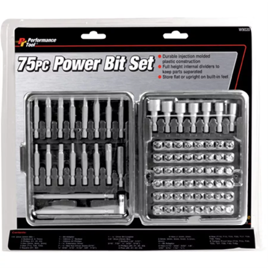 75pc Power Bit Set