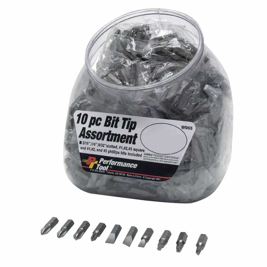 Bit Tip Assortment - 40-Pc