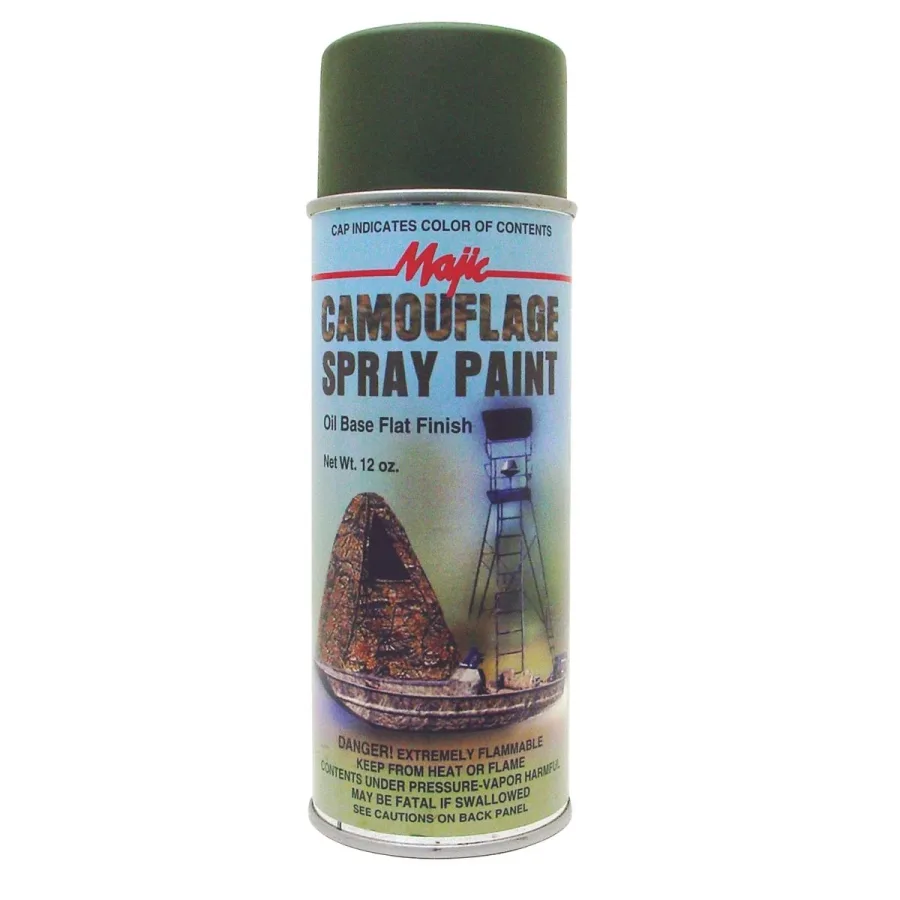 (image for) Majic Camouflage Spray Paint, Olive Drab