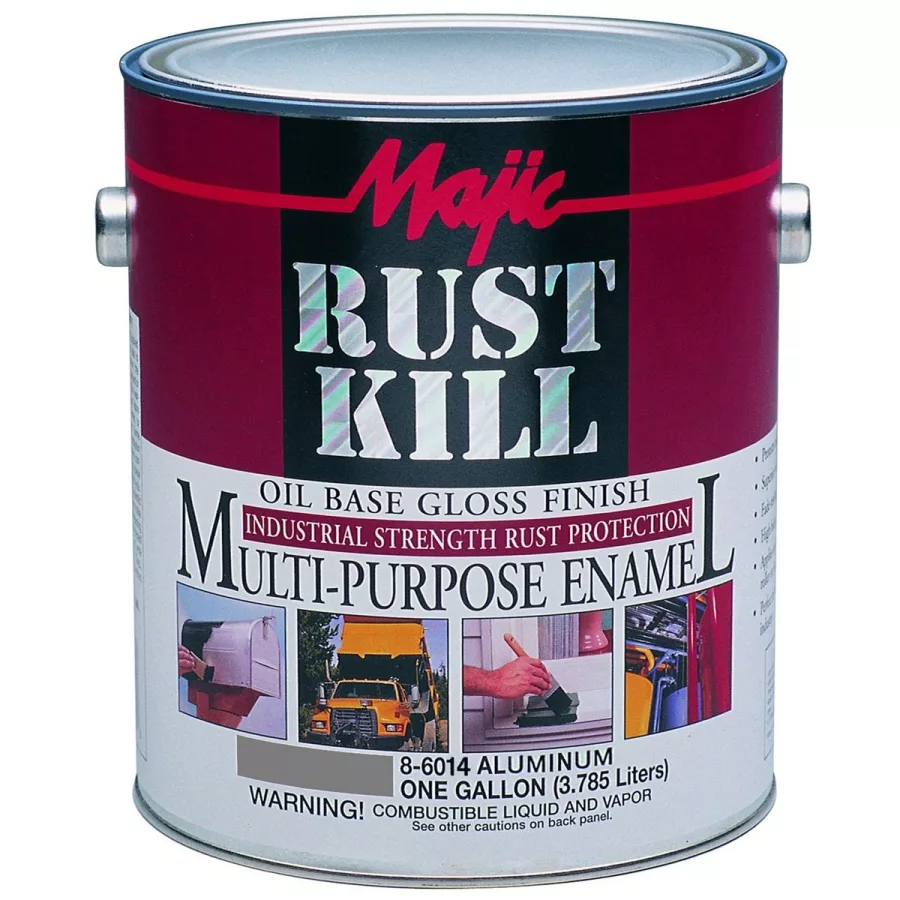 (image for) Majic Rust Kill Oil Base Enamel, Aluminum