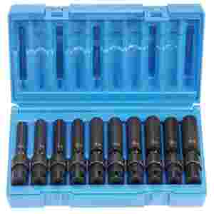 3/8'' Drive Deep Length Metric Universal Set - 10-...