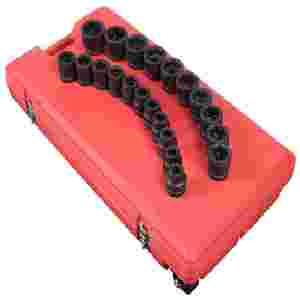 1 Inch Drive 6 Pt Fractional SAE Impact Socket Set...