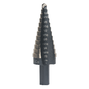 Unibit Cobalt Step Drill - 3/16" - 7/8"