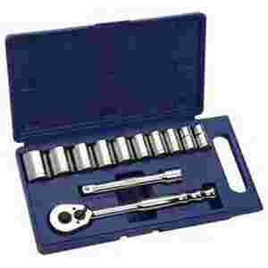 1/2 In Dr 12-Pt SAE Socket & Drive Tool Set - 12-Pc