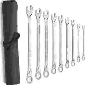 XL Spline Combination Ratcheting Wrench Set SAE - ...