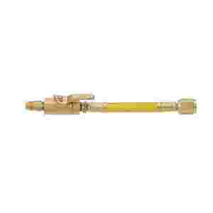 Straight Manual Shut Off Valve (Yellow 1/4" x 1/4"...