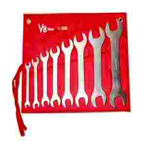 Super Thin Open End Wrench Set 8-Pc