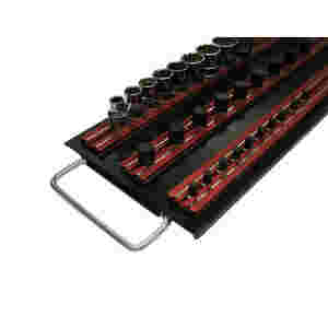 Magrail-TL Tool Organization System Black Tray Red...