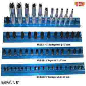 1/2 In Dr Magrail TL Blue 12 In Long w/ 12 Studs...