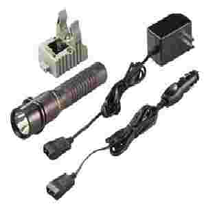 Strion LED Rechargeable Flashlight w/ 120V AC/DC 1...