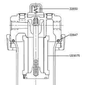 Coalescer Filter Element 1-705FC-19 for 705FC, 22605