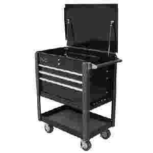 35 Inch Professional Series Service Cart 4 Drawer Black