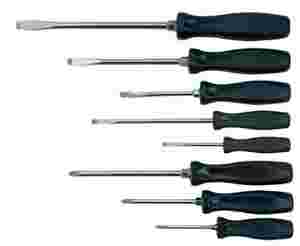 8 Piece Premium Screwdriver Set Phillips(R) / Slotted Tips