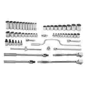 57 pc 1/2" Drive -Point SAE Shallow and Deep Socket and Drive To