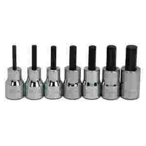 7 pc 3/8" Drive -Point SAE Bit Standard Hex Bit So...