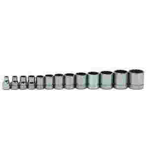 13 pc 3/8" Drive 12-Point SAE Shallow Socket Set o...