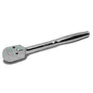 1/2 Inch Drive Enclosed Head Chrome Ratchet 10 1/4 Inch Long