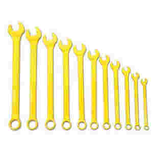 Hi-Vis Yellow 12 Pt Fractional SAE SUPERCOMBO Combination Wrench