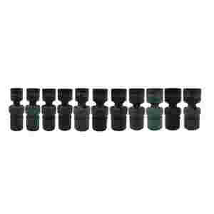 11 pc 1/2" Drive 6-Point Metric Universal Universa...