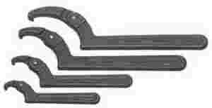 Adjustable Hook Spanner Wrench, 4-1/2" To 6-1/4"
