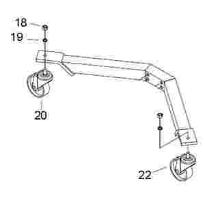 Caster Kit for 1793A Transmission Jack