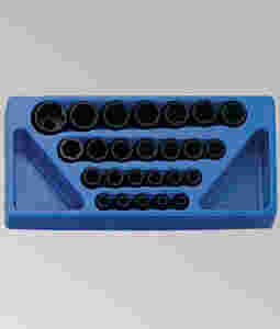 25 Pc 1/2" Drive Metric Impact Socket Set