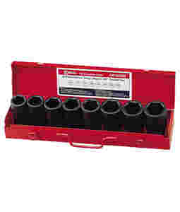 8 Pc 3/4" Drive Metric Deep Impact Socket Set...