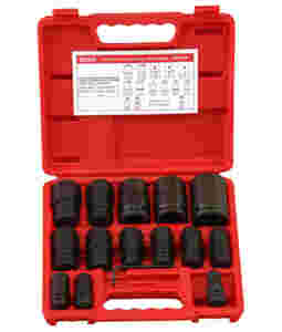 15 Pc 3/4" Drive SAE Hex Bit Socket Set