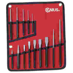 14 Pc Metric Punch & Chisel Set