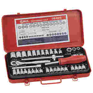 37PC 1/4" Dr. SAE Hand Socket Set