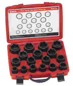 17PC 3/4" Dr. SAE Impact Socket Set