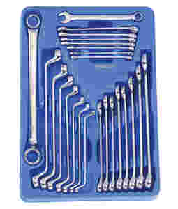 24PC Metric Combination and Box End Wrench Set...
