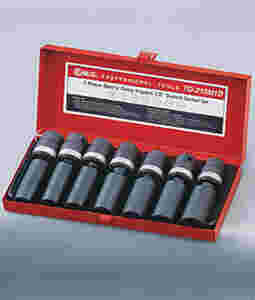 7PC 1/2" Dr. SAE Swivel Deep Impact Socket Set...
