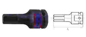 3/4" Driver Impact 19mm Hex Bit Socket Metric