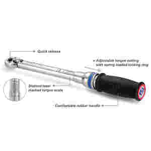 1/2" Drive Adjustable Torque Wrench 30-250 ft-lbs...