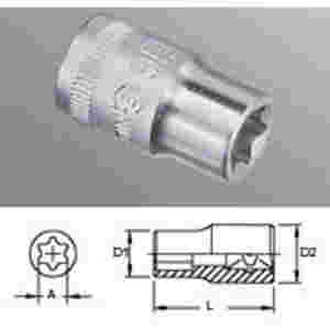 1/4 Inch Drive E11 Star External Torx Socket E-11