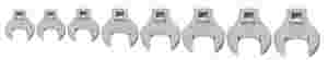 3/8" Drive Crowfoot Wrench Set 17 to 24mm 8 Piece