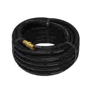 Black Rubber Air Hose 25 Ft x 3/8 Inch