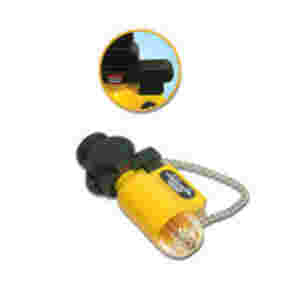 PB207 Pocket Micro Torch with Clear Bottom - Yello...