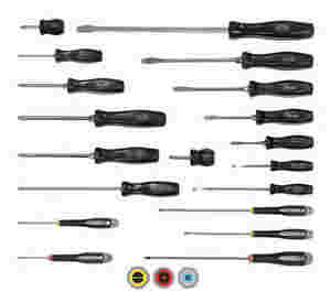 19 pc ENDUROGRIP™ Mixed Combination Screwdriver...