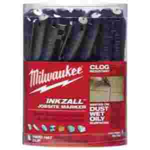 Milwaukee INKZALL Black Fine Point Jobsite Markers...