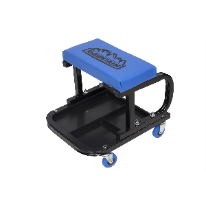 Padded Mechanics Creeper Seat with Tool Storage