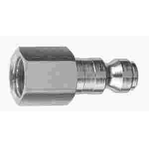 1/2" Coupler Plug with 1/2" Female threads Automotive T style- P