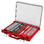 47pc 1/2" Drive Ratchet & Socket Set with PACKOUT&...