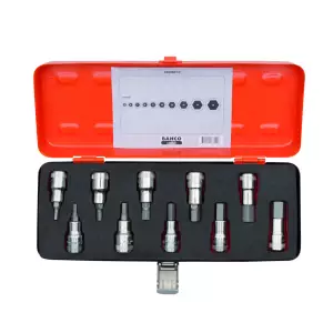 1/2" Square Drive Socket Driver Set for Metric Hex Head Screw
