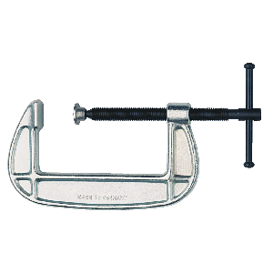C-screw clamps, with metric fine thread 130 x 70 mm